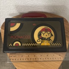 RARE Vintage Sanrio Pochacco Scooter Club Vinyl Case Carry Case 2002 