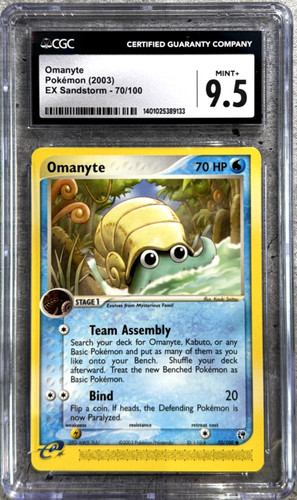 Omanyte graded CGC 9.5 for sale on eBay