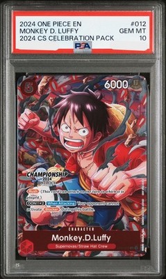 PSA10 Luffy CS Event Pack 2024 One Piece English Promo GEMMT | eBay
