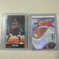 2004 Topps Luxury Box Promo Emeka Okafor RC and Bowman Gold RC