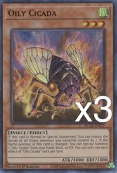 Oily Cicada - BLCR-EN027 - Ultra Rare - 1st Edition