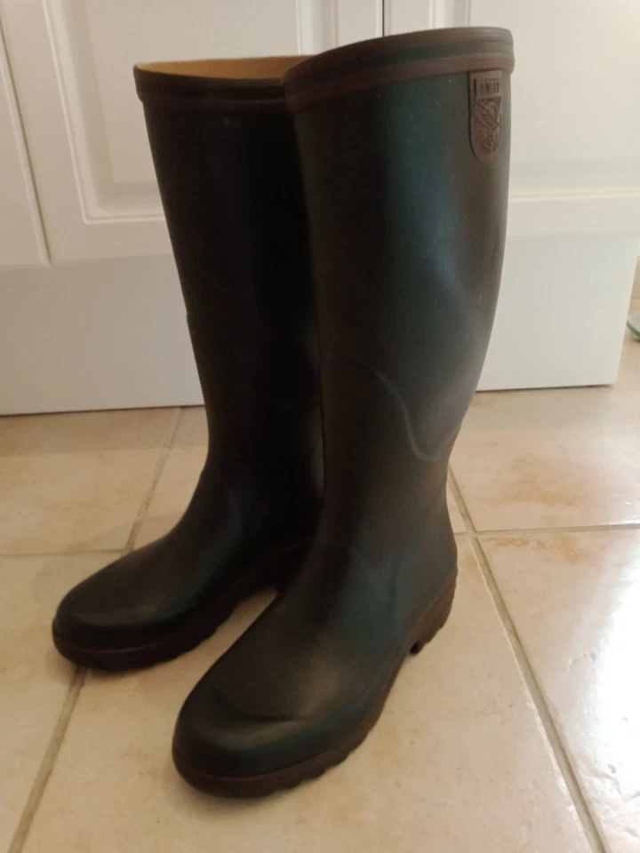 bottes caoutchouc Aigle Parcours P40 vertes - Photo 4/4