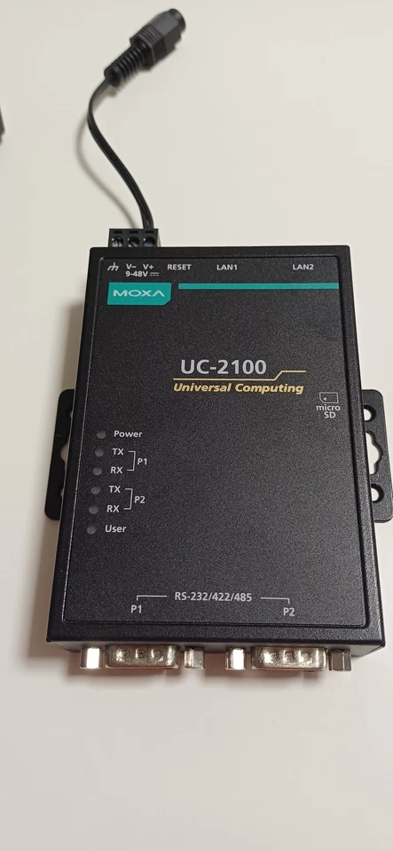 MOXA UC-2100 UC-2111 ARM Cortex 8 000 Mo, système d'exploitation Linux 48 V - Photo 3/4