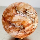Natural Red Glue Flower Quartz Sphere Crystal Ball Healing 3160G — photo 3