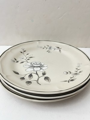 3 SOUTHAMPTON STONEWARE COLLECTION Floral MCM  1Dinner Plates Vintage