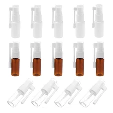 10ml-50ml Nasal Spray Bottle 360 Degree Rotation Refillable Empty Travel Sample