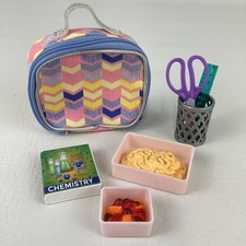 Nuestra Generación Lonchera Escuela Tocador Bolsa Juego Alimentos Química Libro Muñeca 18"