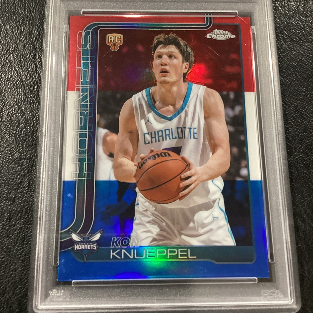 2025-26 Topps Chrome - Kon Knueppel #254 Red White & Blue