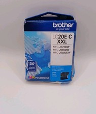 Brother LC20 Cyan Super-High-Yield Ink Cartridge, LC20EC XXL NEW exp 10/2023