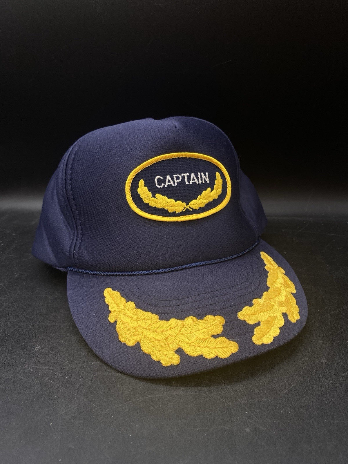 Otto Captain Hat Snapback Foam Front Patch Cap Tr… - image 1