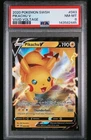 2020 POKEMON SWORD & SHIELD VIVID VOLTAGE #043 PIKACHU V VIVID VOLTAGE PSA 8