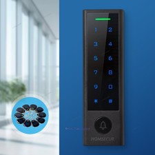 HOMSECUR Waterproof IP66 APP WIFI RFID Keyfob Access Control WG26 44 125Khz