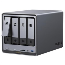 UGREEN DXP4800 Pro 4-Bay NAS Intel i3-1315U 8GB DDR5 10GbE 2.5GbE Grey