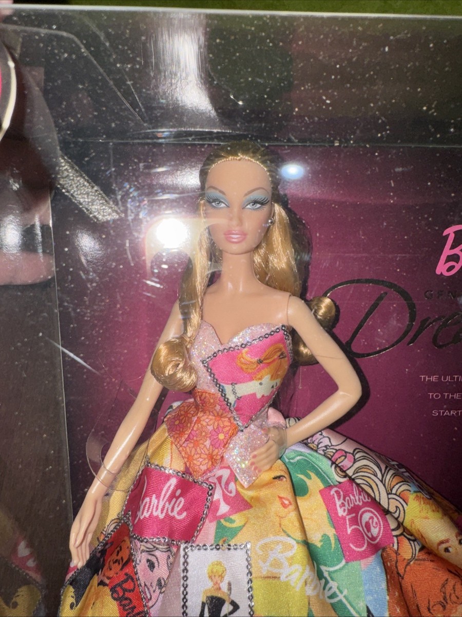 2008 Mattel 50th Anniversary Barbie Doll Generation of Dreams New