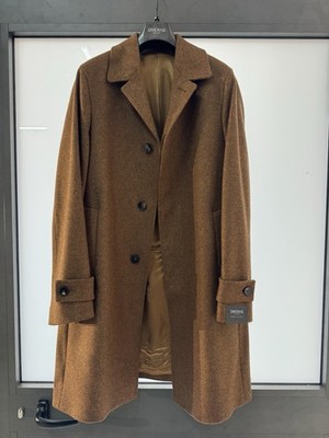 Breras Rennes Einreihiger Mantel Reine Wolle Moro Herren 50
