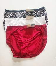 3 Vanity Fair Illumination Hi-Cut Brief Panty Multi 13108 Sz 8/XL - NWT