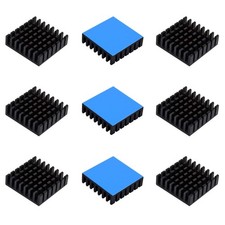 10pcs Aluminum Heatsink 28x28x8mm / 1.1x1.1x0.31 inches with Thermal Conducti