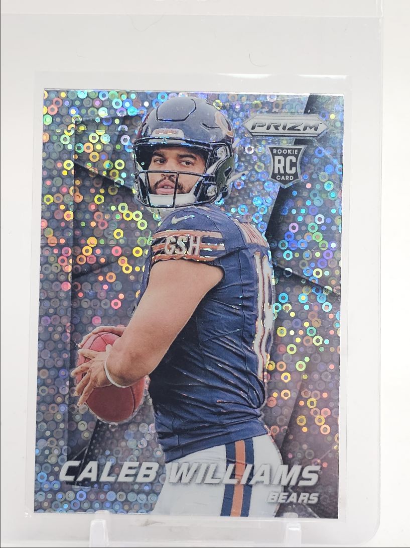 CALEB WILLIAMS 2024 PANINI PRIZM FLASHBACK ROOKIE NO HUDDLE RC Q5682