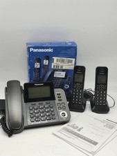 Combo de sistema telefónico inalámbrico con cable Panasonic 2 teléfonos KX-TG572 sk