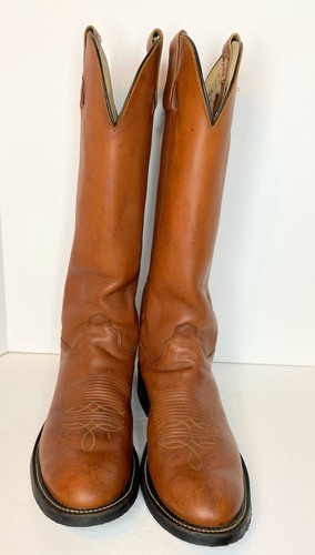 Olathe Boot Company Vintage Made in USA Herren 11 D Braun Western Cowboystiefel - Bild 6 von 24