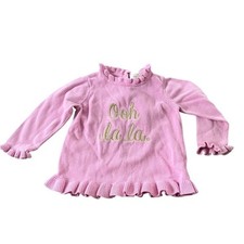 Kate Spade Girls Pink Ruffled Long Sleeve Sweater Size 12 Months  Ooh La La  
