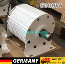 DE 5000W 220V 380V AC Permanent Magnet Generator Alternator Gerader Schaft 5KW