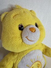 Care Bears Yellow Funshine 2012 Bear Plush 13" Sunshine Smile