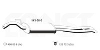EndschalldäMpfer NachschalldäMpfer Ernst 143080 FüR Vw Passat 35I 3A2 3A5 B3 B4