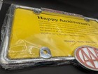 AAA Member 40 Years License Plate Frame still sealed! Chrome with red lettering! — photo 2