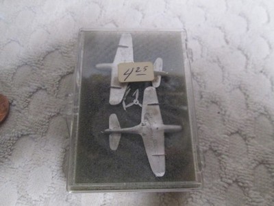 Vtg C in C Soft Metal Casting 2 MS-37 P-39 AIR COBRA Ground Attack Planes