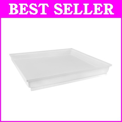 Lightweight RV Shower Pan, Textured Bottom & Corner Drain - Easy Cleaning