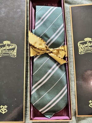 Harry Potter Slytherin Tie Madam Malkin s Warner Bros Licensed w/ Box