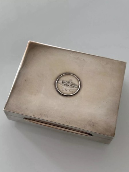 Vintage Silver Betlach Watch Box