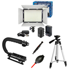 Vidpro LED-530 LED Light Kit - Handheld  Tripod Bundle- NEW 