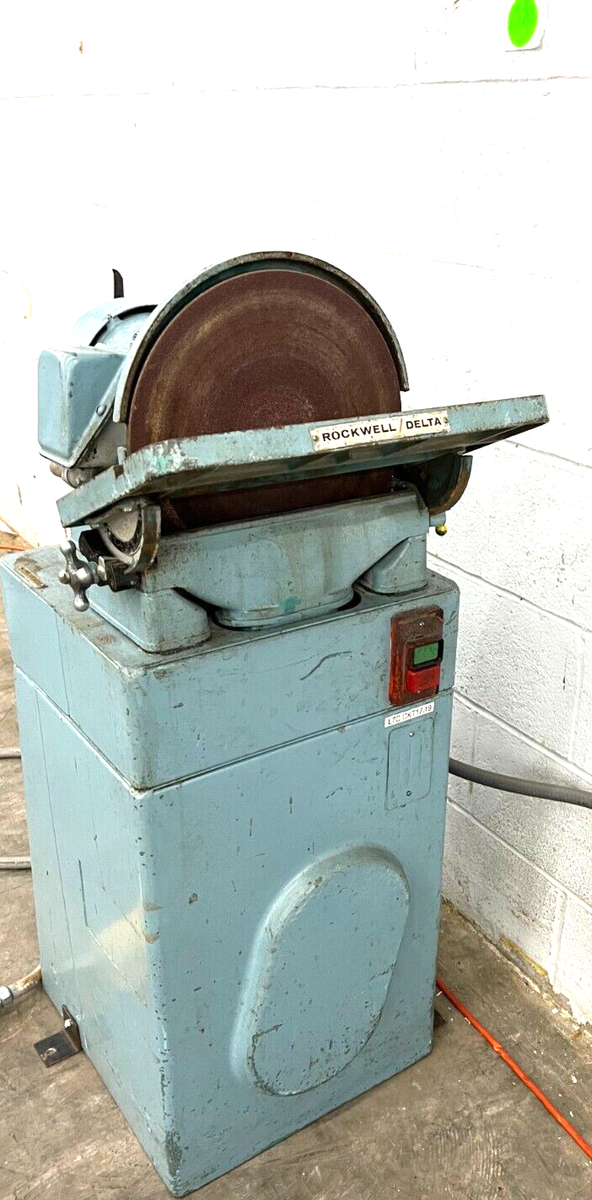 TCG Accessory Delta 12 Inch Disc Sander - 1/2 HP Motor With Tilting ...