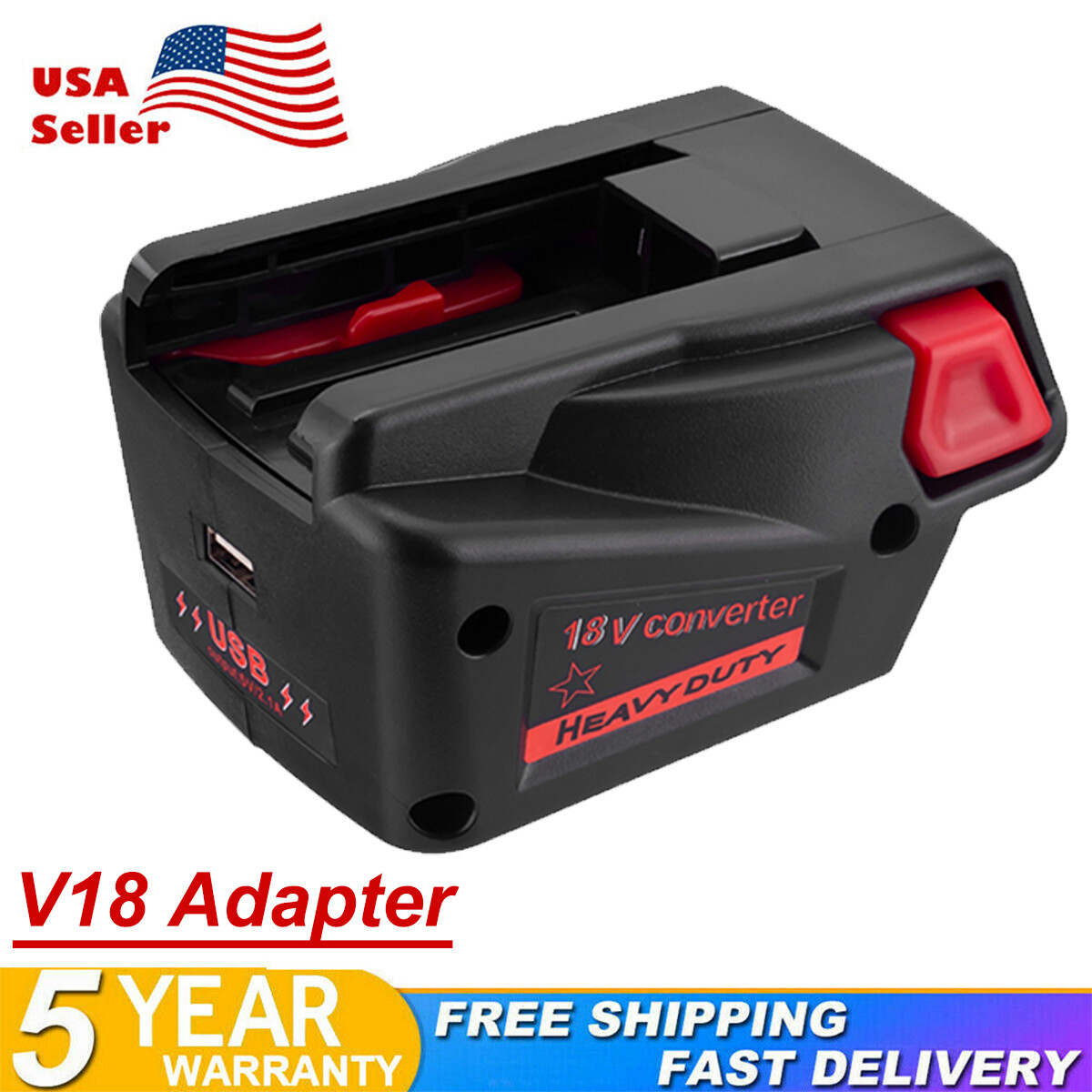 For Milwaukee M18 18V Battery DIY Adapter/USB Adapter/to V18 48111830