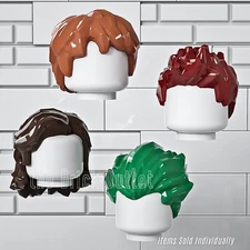 LEGO Minifig Men's Hair "NEW" - All Styles & Colors Available Including RARE!