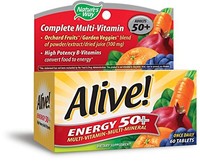 2 Pack Nature`s Way Alive Energy 50+ Multivitamin Tablets 60 Count Each on sale 2 Pack Nature`s Way Alive Energy 50+ Multivitamin Tablets 60 Count Each on sale