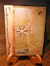 Island Paper Handmade Natural Photo Album Palm Tree Bahamas Souvenir Decor  103