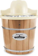 Maxi-Matic EIM-924L 4 Quart Old Fashioned Electric Ice Cream Maker, Pine Bucket