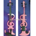 4/4 electric  violin  case bridge string cable rosin ebony pegs headphone