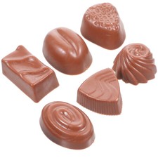  6 Pcs Chocolate Prop Model Child Fake Artificial Food for Display