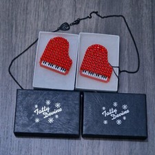 Tatty Devine Piano Necklace And Brooch
