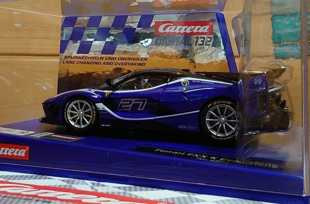 カレラデジタル132フェラーリ Fxx K Evoluzione No27ブルー Carrera Digital 132 Ferrari FXX K Evoluzione No.27 Blue Slot