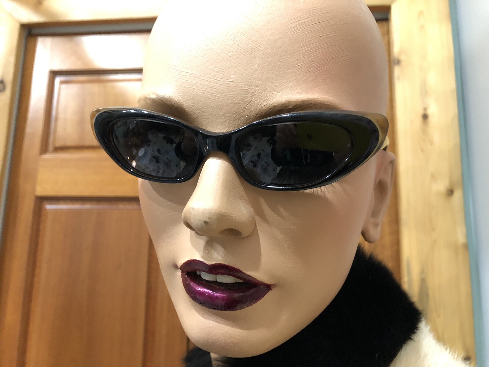 Zimmermann Verona Black Vintage Style Cat Eye Sunglasses Retail $280 Zimmermann main image 2