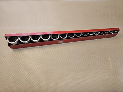Mac Tools 1/2  Drive 15 Piece Shallow  Socket Standard  Set 3/8''-1 1/4'' chrome