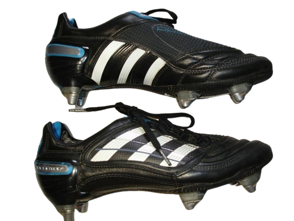ADIDAS PREDATOR X BLACK/BLUE SG US7.5 UK7 FR40 2/3 JP255