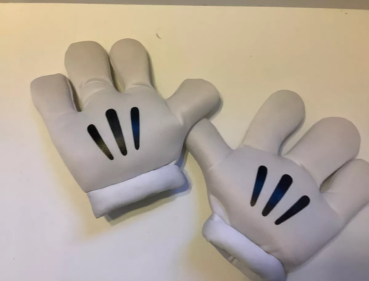 MICKEY MOUSE hands gloves Disney Parks Minnie plush stuffed mitts