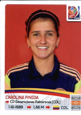 2015 Panini Women's World Cup Stickers #451 Carolina Pineda | eBay
