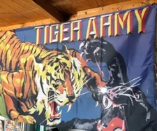 Tiger Army 5ft Flag Psychobilly Nick 13 Rockabilly Never Die Octoberflame